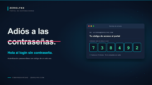 La contraseña más segura es la que no existe: así funciona el portal de distribuidores de Zerolynx